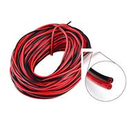 1 METRO CAVO ELETTRICO ROSSO NERO 24 AWG isolato PVC filo striscia led auto luce