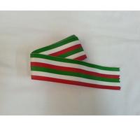 1 METRO DI NASTRO PER LA MEDAGLIA ORO ARGENTO O BRONZO MERITO CIVILE TRICOLORE