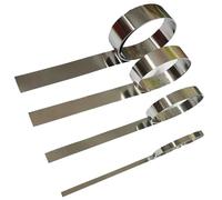 1 Metro di Spessore 0,1 Mm-1 Mm Lamiera di Acciaio Inossidabile 304 Striscia di Lamiera Larghezza 10 20 30 40 50 100 Mm Rotolo di Lamina di Acciaio Striscia Stretta, 1 Pezzo (Color : Thickness 0.2mm