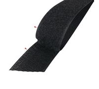 1 metro/paio di nastro di fissaggio nero bianco senza colla da cucire su nastro a strappo per cucire accessori per borse di abbigliamento-30 mm nero (senza colla),1 metro