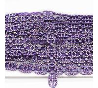 1 Metro Rhinestone Pizzo Diamante Bordo Cucito Abbellire Larghezza 14mm