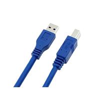 1 Metro Super ad Alta velocità USB 3.0 5. Gbps A a B Estensione del Cavo Maschio a Maschio Compatible with Stampante/mozzo/unità Disco Fisso/HDD/SSD Allegato