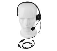 1 Micro Auricolare Cuffia Diadema Per Motorola Con Ptt Con Micro Flessibile