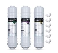 1 micron Ppf + filtro a carbone attivo granulare Udf + Cto Carbon Block filtro cartuccia filtro acqua for osmosi inversa a 5 stadi per Sink RO Drinking