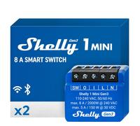 1 Mini Gen3 Relè Intelligente WiFi e Bluetooth 1 Canale 8A Domotica Contatti