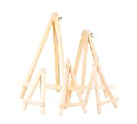 1 mini scaffale in legno con treppiede, cavalletto, cornice for pittura, supporto for scrivania, tavolo, porta biglietti da visita(18x24cm)