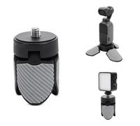 1 mini treppiede, supporto da scrivania per uso professionale | Supporto stabilizzante tascabile pieghevole con vite da 0,6 cm, su misura per i vlogger lifestyle che riprendono contenuti