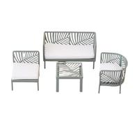 1. Miniatura Lega Divano Sedia Per Accessori In Metallo Per La Decorazione Della Camera dei Bambini 4.17 Pollici Casa delle Bambole In Miniatura Sedia In Lega Di Metallo