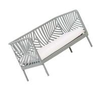 1. Miniatura Lega Divano Sedia Per Accessori In Metallo Per La Decorazione Della Camera dei Bambini 4.17 Pollici Casa delle Bambole In Miniatura Sedia In Lega Di Metallo