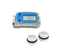 1 misuratore di portata elettronico a turbina con display a LED, per misurare gasolio, benzina, cherosene, DC5 ~ 18 V, 1 pezzo