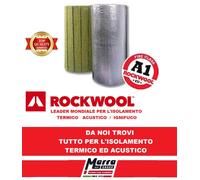 1 ML LANA ROCCIA ROTOLO CANNA FUMARIA IGNIFUGO TERMO ISOLANTE TERMICO ROCKWOOL