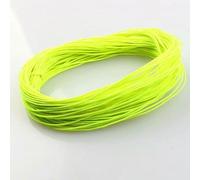 1 mm 24,0 m Cordoncino elastico intrecciato per perline, tessuto elasticizzato, cordoncini per la creazione di gioielli, 23 colori - Verde fluorescente - 1 mm x 24,0 metri