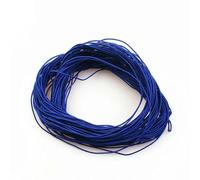 1 mm 24,0 m Cordoncino elastico intrecciato per perline, tessuto elasticizzato, cordoncini per la creazione di gioielli, 23 colori - Blu reale - 1 mm x 24,0 metri