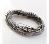 1 mm 24,0 m Cordoncino elastico intrecciato per perline, tessuto elasticizzato, cordoncini per la creazione di gioielli, 23 colori - Cordoncino elastico grigio - 1 mm x 24,0 metri
