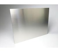 1 mm lamiera in acciaio inox spazzolato, 1.4301, 750 x 1000