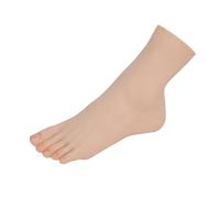 1 modello anatomico del piede - Scheletro del piede umano realistico in resina con dita separate, ossa, caviglia, calzini, ideale per gioielli per piedi, pratica e multimedia