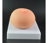 1 modello di seno femminile in silicone for l'allattamento for la formazione infermieristica e le applicazioni sanitarie.