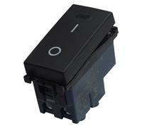 1 MODULO INTERRUTTORE 0-1, NERO, COMPATIBILE CON VIMAR ARKE', 2 POSIZIONI, MODULI E FRUTTI 100% COMPATIBILI, MATERIALI DI ALTA QUALITA'