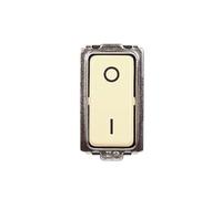 1 MODULO INTERRUTTORE BIPOLARE 0-1, BIANCO, COMPATIBILE CON BTICINO MAGIC, 2 POSIZIONI, MODULI E FRUTTI 100% COMPATIBILI, MATERIALI DI ALTA QUALITA'
