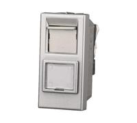 1 MODULO PRESA ETHERNET CAT5E, GRIGIO, COMPATIBILE CON BTICINO AXOLUTE, PRESA DI RETE INTERNET, CONNETTORE RJ45, MODULI E FRUTTI 100% COMPATIBILI, MATERIALI DI ALTA QUALITA'