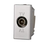 1 MODULO PRESA SATELLITARE F, GRIGIO, COMPATIBILE CON BTICINO AXOLUTE, PRESA SATELLITE, CONNETTORE A VITE, MODULI E FRUTTI 100% COMPATIBILI, MATERIALI DI ALTA QUALITA'