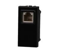 1 MODULO PRESA TELEFONICA, NERO, COMPATIBILE CON BTICINO AXOLUTE, PRESA TELEFONO, CONNETTORE RJ11, MODULI E FRUTTI 100% COMPATIBILI, MATERIALI DI ALTA QUALITA'