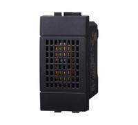 1 MODULO SUONERIA, NERO, COMPATIBILE CON BTICINO LIVING, PER CAMPANELLO, AVVISATORE ACUSTICO, MODULI E FRUTTI 100% COMPATIBILI, MATERIALI DI ALTA QUALITA'