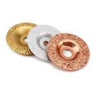 1 mola diamantata da 100 mm - Disco a tazza in resina legata for lucidare pietre, pneumatici e gomma(Fine particle)