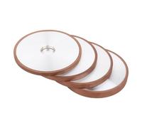 1 mola diamantata da 150 mm for fresa in acciaio al tungsteno - Legata con resina, forma ipotenusa(150Grit 150x20mm)
