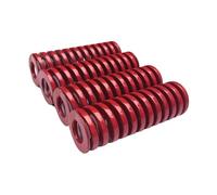 1 molla di compressione for impieghi gravosi - rossa, diametro esterno 8 mm-50 mm, lunghezza personalizzabile 15 mm-350 mm(18x9x50mm)