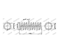Molla sospensione SP2344 MONROE per CITROËN PEUGEOT
