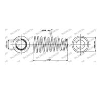 Molla Autotelaio Monroe SP3704 Monroe Springs per Toyota Assale Anteriore