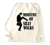 #1 Monty Python Ministero Dei Passi Sciocchi Borsa Sportiva Borsa In Juta