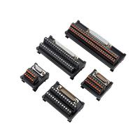 1 morsettiera D-SUB, piastra adattatore maschio/femmina, modulo di conversione PLC senza saldatura, montaggio a doppio strato, montaggio foro passante (EXTB-VF15M-42D)