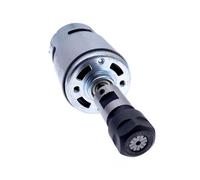 1 Motore CC adatto 775 12V/24V 15000R Controller CC PWM Mandrino ER11 5mm/mandrino a molla 3.175mm Staffa motore mandrino 45mm RS775(Khaki)