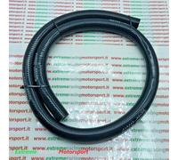 1 MT Tubo Silicone Alta Resistenza x Olio Acqua Benzina NERO diametro int 6 mm