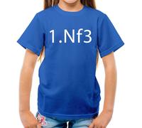 1. Nf3 Cavaliere A F3 Scacchi Apertura Move - T-Shirt - Tavola Cavaliere Pezzi