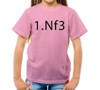 1. Nf3 Cavaliere A F3 Scacchi Apertura Move - T-Shirt - Tavola Cavaliere Pezzi