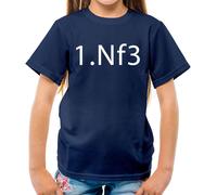 1. Nf3 Cavaliere A F3 Scacchi Apertura Move - T-Shirt - Tavola Cavaliere Pezzi