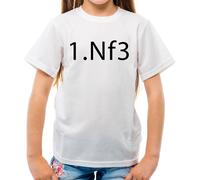 1. Nf3 Cavaliere A F3 Scacchi Apertura Move - T-Shirt - Tavola Cavaliere Pezzi