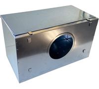 1 Nido Fattrice per Conigli E Roditori in Lamiera Zincata