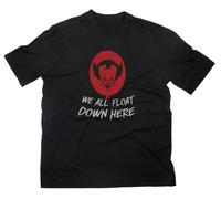 #1 Noi Tutti Galleggiamo Qui T-Shirt Stephen King Fanshirt Clown Pennywise
