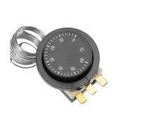 1 normalmente aperto, 1 normalmente chiuso, 250/380 V, 16(2) A, 0-40/0-50/0-60 ℃ Termostato con interruttore di controllo della temperatura adatto for forni frigoriferi, 1,5 metri di lunghezza(0-60C)