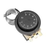 1 normalmente aperto, 1 normalmente chiuso, 250/380 V, 16(2) A, 0-40/0-50/0-60 ℃ Termostato con interruttore di controllo della temperatura adatto for forni frigoriferi, 1,5 metri di lunghezza(0-40C)