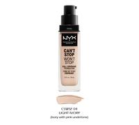 1 NYX Can'T Stop Won'T Full Coverage Foundation " Scegliere Tuo 1 Colore " Joy's