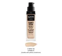 Nyx Professional MakeUp - Viso Can't Stop Won't Stop Full Coverage Foundation vanilla - Fondotinta