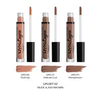 1 NYX Labbra Lingerie Liquido Rossetto - 3 Pezzi Set " LIPLISET02 - Nude &