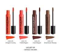 1 NYX Liquido Camoscio Crema Rossetto - 5 Pezzi Set Completo Misura Lscl " Pick