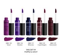 1 NYX Morbido Opaco Labbra Crema Rossetto - 4 Pezzi Completo Misura Set " Pick