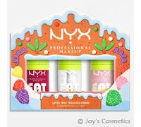 1 NYX Vacanza Set Regalo Grasso Olio Lucidalabbra Trio Kit " Scegli Il 1 Colore